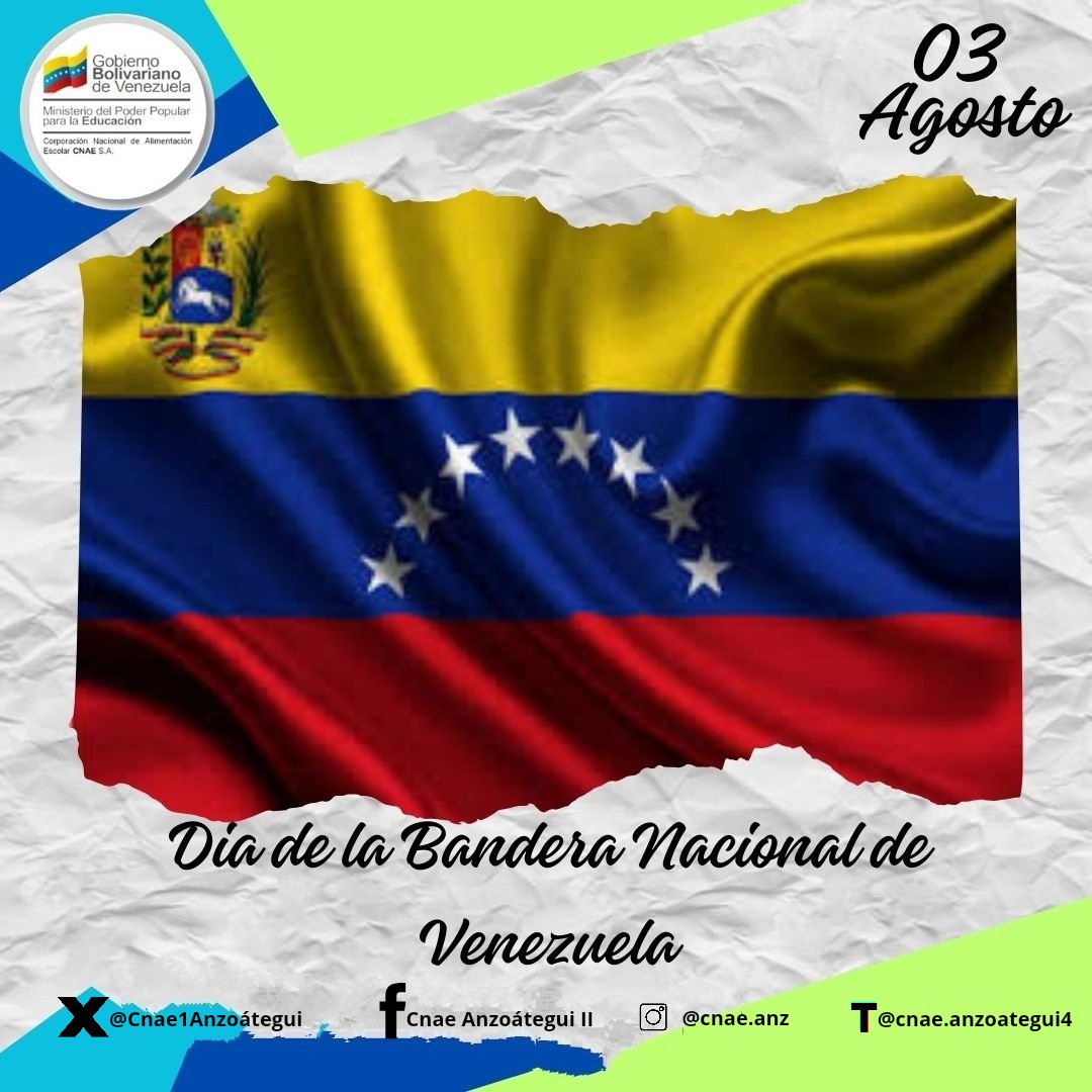 #03Agosto | #PaisDeOchoEstrellas • Hacen 218 años que el Generalísimo Francisco de Miranda junto a su expedición libertadora tocó tierra Venezolana en la vela de coro y ondeo por primer vez en el país la bandera tricolor. 

<a href="/_LaAvanzadora/">Yelitze Santaella</a> <a href="/pedrodiazg59/">Pedro Diaz</a>  <a href="/cnaeoficial/">cnaeoficial</a>