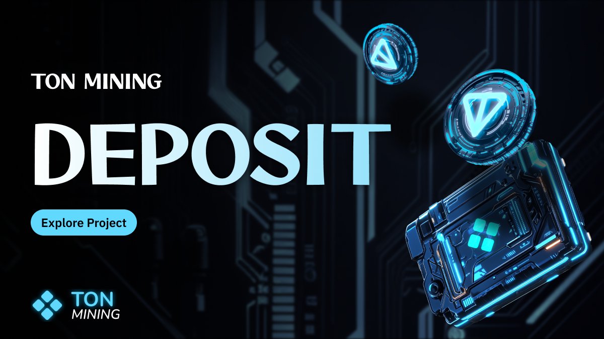 TonMining's tweet image. TON Mining Deposit 💳

Depositing in TON Mining is straightforward and rewarding. Users can choose from three mining packages, each offering varying levels of mining power and interest rates:

1. Package 1 - NVIDIA GTX: Offers a mining speed of 10 GH/s with a daily interest rate…
