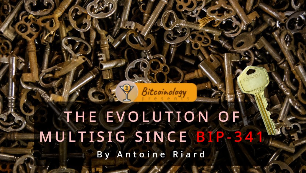 Don't miss Antoine Riard in our next monthly meetup! 

The evolution of MultiSig since BIP-341 @ Tuesday 6th August 2024 in Holborn, London.

meetup.com/bitcoinology/e…