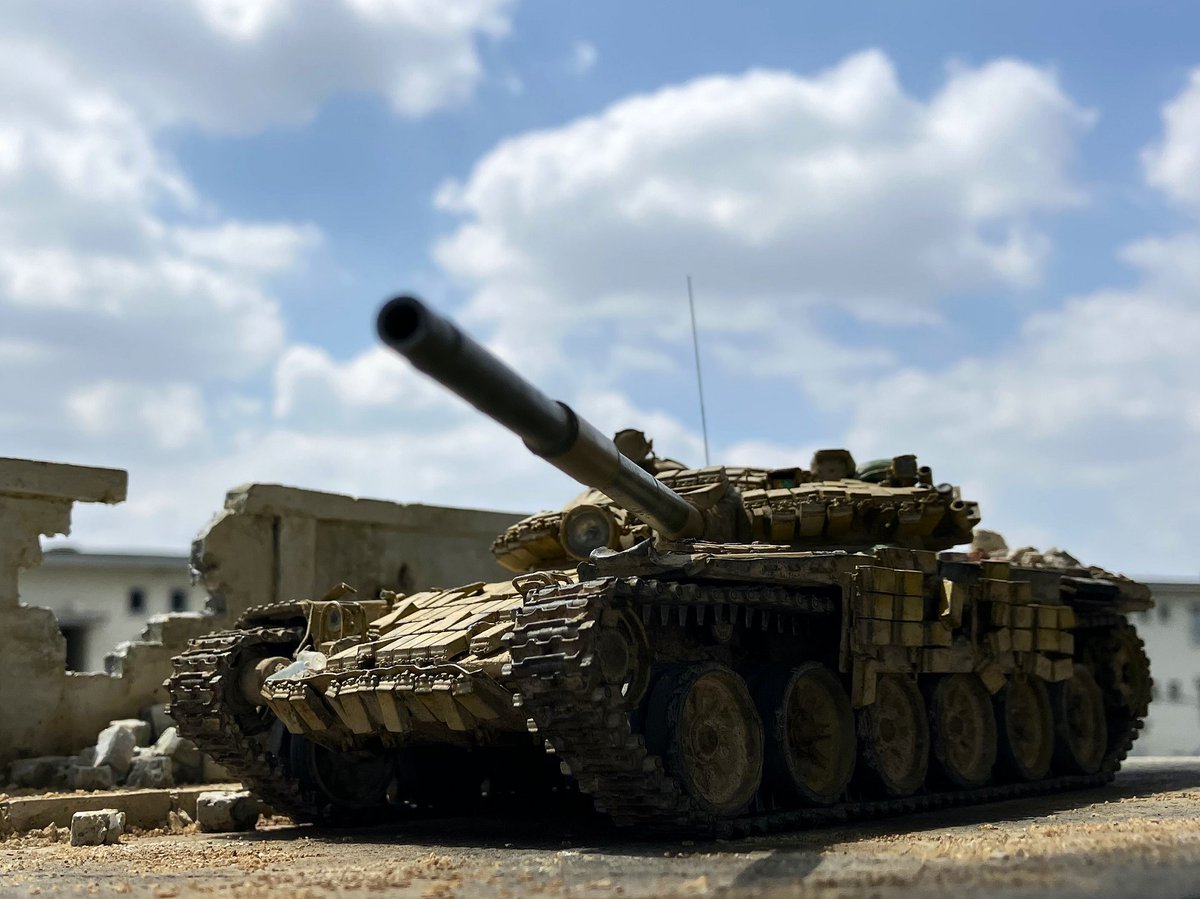 nekomanmaok's tweet photo. T-72くん画像おまけ(屋外撮影)
T-72AV@SYRIA
#戦車模型 #scalemodels #模型戦車道 #プラモデル #T72 #T72AV https://t.co/IiZsDHLcYB