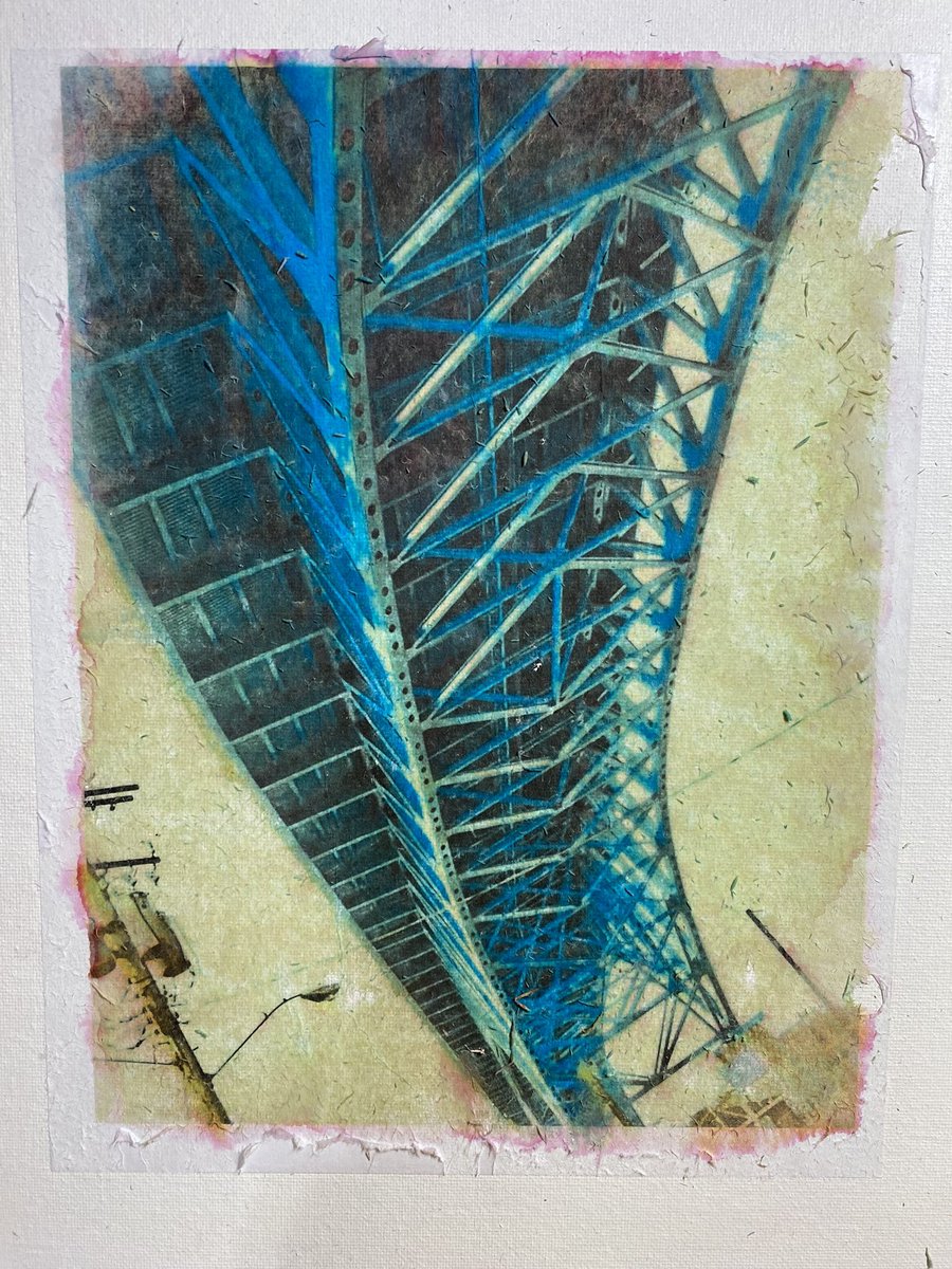 bridgetDginley's tweet photo. Blue Highway Print #clevelandart #art #Cleveland #gelmedium #photography 8/2024 - https://t.co/9o95TAPbsi