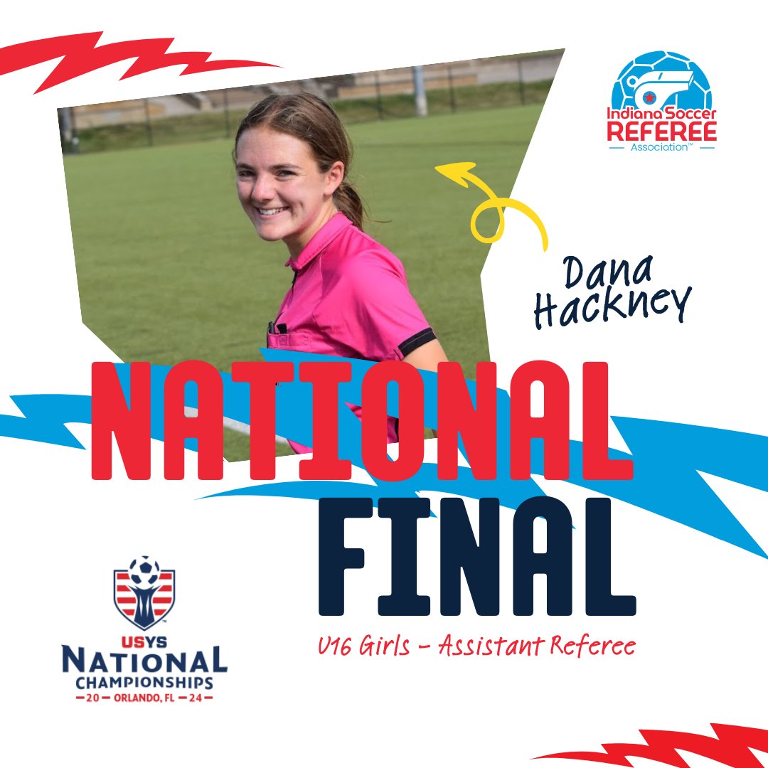 insoccerref's tweet photo. Congratulations to Adrian, Brian, Dana, and Rogelio for earning a National Final in Orlando, FL last month! #INsoccerRef #USYS #NationalFinals https://t.co/Cjv98RQBdD