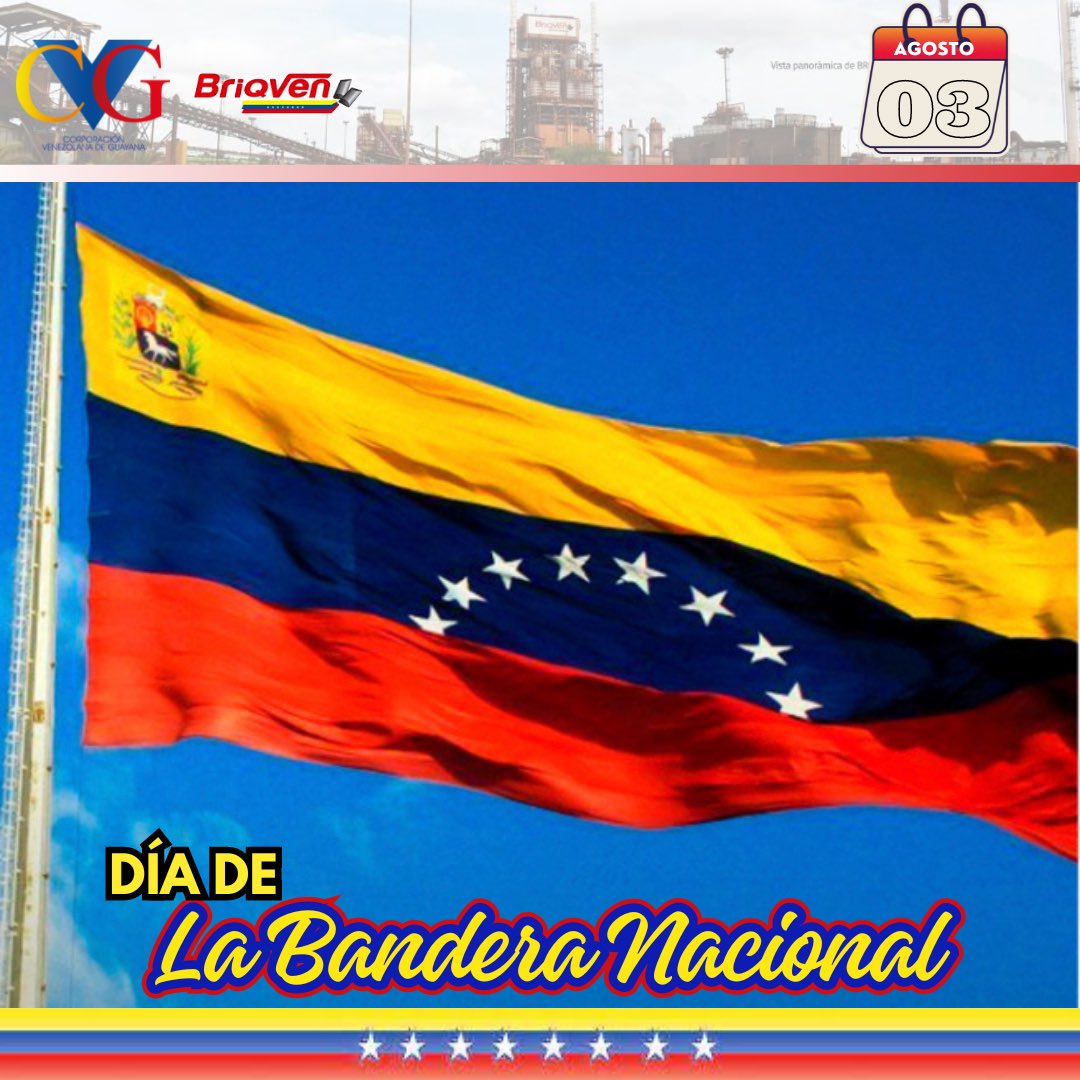 #Hoy se conmemoran 218 años de la primera izada de la Bandera Nacional, símbolo patrio que recuerda la consolidación y defensa de la independencia legada por los libertadores de Venezuela.