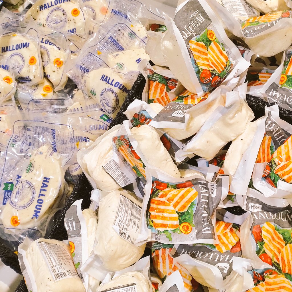 Demetris_Samuel's tweet image. Feel so much at home in 🇫🇮, with PDO #halloumi 🇨🇾 available from even the smallest corner shop &amp;amp; a regular fixture on restaurant menus. With a population of 5.6m, Finland is as of 2023 officially in the 🔝10 biggest halloumi importing countries in the 🌍. Finns know their cheese.