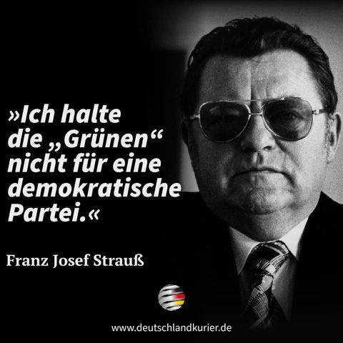 Deu_Kurier's tweet image. #WahreWorte | #FJS | #GrünerMist