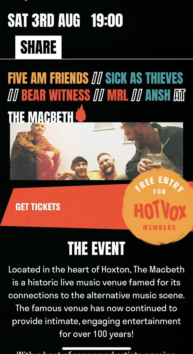 Pumped to be gigging tonight, #drums for <a href="/FiveAMFriends/">Five AM Friends</a> and <a href="/Hot_Vox/">HOT VOX</a> at <a href="/TheMacbeth/">The Macbeth</a>