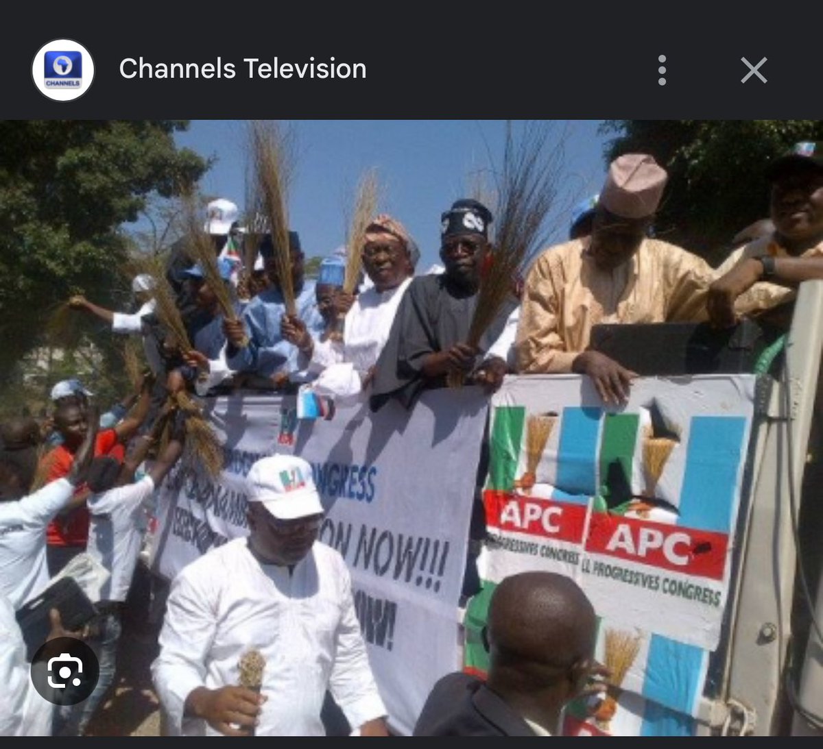 The political criminals led by <a href="/officialABAT/">Bola Ahmed Tinubu</a> have all protested at one time or the other; upon getting to power, they've criminalized non-violent agitation by unleashing terror on Nigerians agitating to #EndBadGovernace. They will be defeated soon. #RevolutionNow