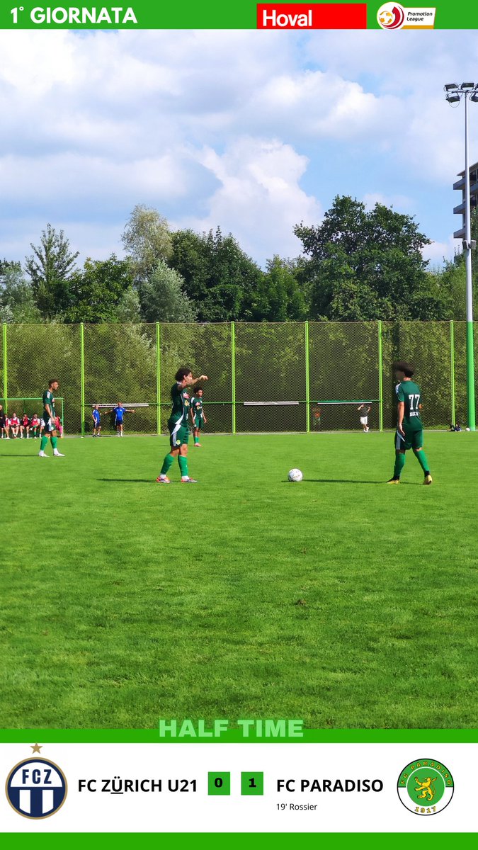 FC ZÜRICH U21 0️⃣ - 1️⃣ FC PARADISO 🤍💚