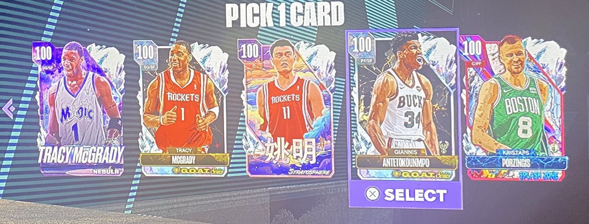 RogueXotic's tweet photo. @NBA2KMyTEAM Not sure who to take any suggestions? https://t.co/F4wf7jaA6U