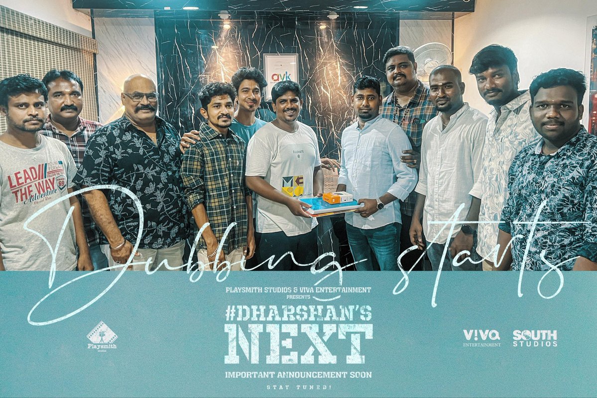 STAR_KollyWood's tweet photo. Dubbing Starts For #DharshanSNext Title And First Look Soon !
@Darshan_Offl | @rajvel_hbk | @kaaliactor https://t.co/hpAr81eNMB