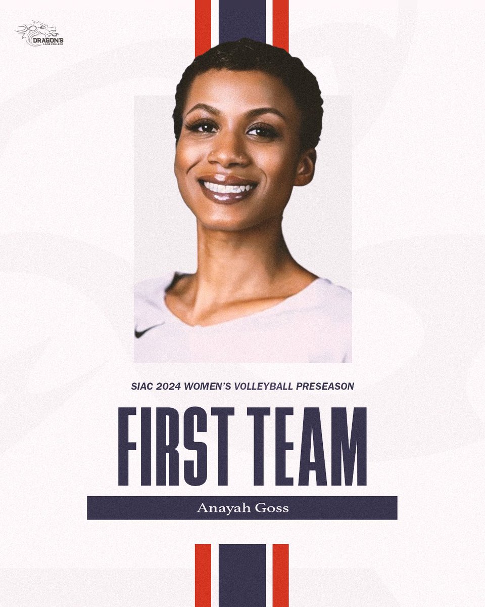 Goss named All-SIAC Preseason First Team! 🐐