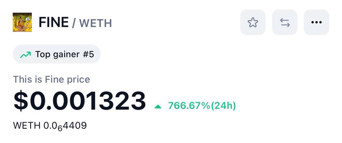 fineerctoken's tweet photo. @CoinMarketCap knows everything is $FINE.

https://t.co/Ajmyqfy2n8 https://t.co/yAQeyc9VjK