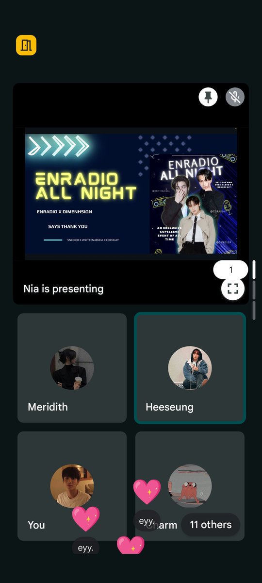 This is ENRADIO 🎤

Thank you to all the participants who attended our CSE event! 

Your enthusiasm made the event special. 

#ENRADIOALLNIGHT 

Special thanks to:
<a href="/snkdior/">eyy ; ia 🍀</a> 
<a href="/written4enha/">adi ♡ (ia)</a> 
<a href="/CorniJay/">Corn | BIRTHDAY NA NI JAY</a> 
<a href="/dimENHsion/">dimENHsion: 추억이</a>
