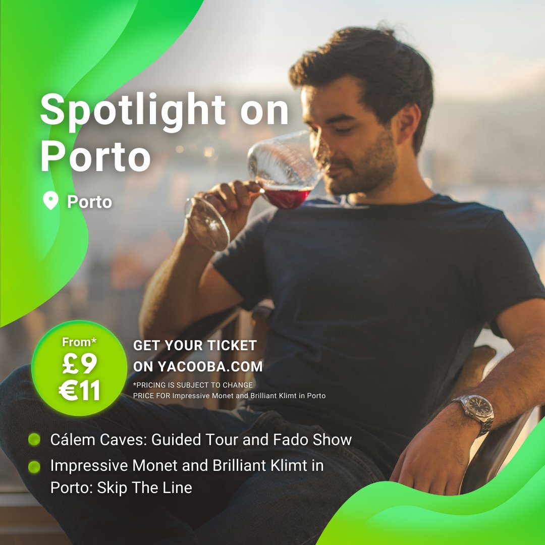 📢 There is something special about sipping a glass of wine in the sunshine and taking in the view of the Ponte de Dona Maria Pia Bridge in the summer. Read on to find out more!
👉 blog.yacooba.com/spotlight-on-p… 👈

#porto #summer #citybreak #sunshine #wine #visitporto #yacooba #travel