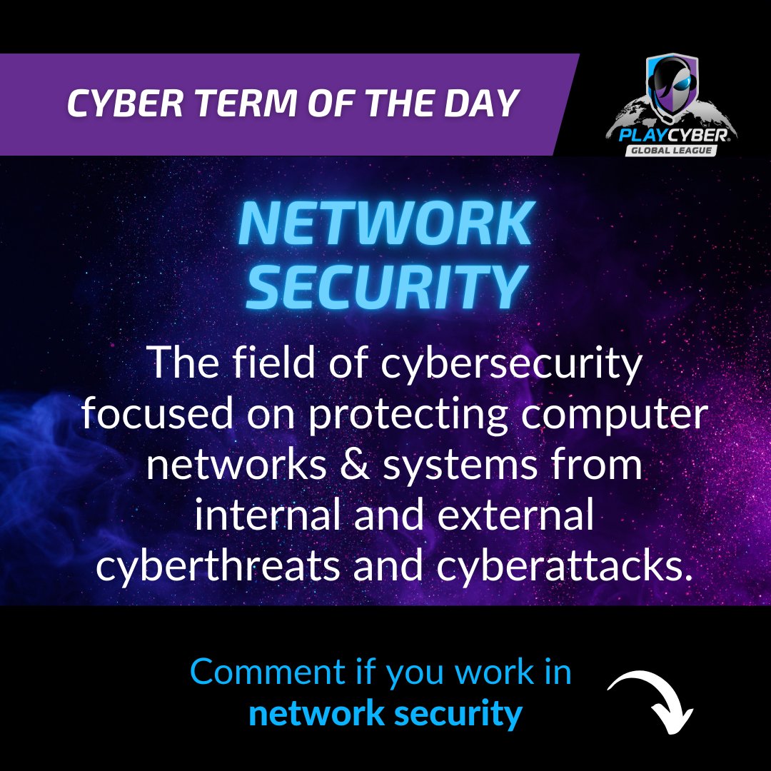 PlayCyberLeague's tweet image. If you&apos;re at Hacker Summer Camp, you&apos;re sure to meet folks well-versed in network security. Sound off below if this is your specialty or area of study.

#cybersecurity #cyber #PCGL
