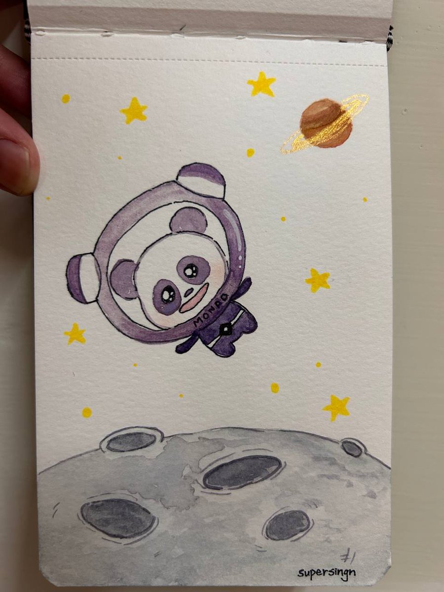 supersingn's tweet photo. @monad_zw
@mopanda_xyz
登上月球了!!!,#mopanda 非常開心,好大的宇宙,好多星星,都是前所未見的,他的眼睛充滿光芒,決定,要朝下一顆星球前進
To the MOON !!!
#mopanda was very happy. There was such a big universe and so many stars that he had never seen before. His eyes were full of light and he decided to move towards the next planet.
#MONAD #mopanda
@Kiki_Tseng_
@Kei_crypto88881
@pan448888
@joycecarney50
