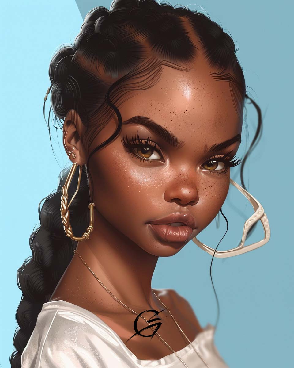 g_art_official's tweet photo. When you're too fabulous for your own good. Queen vibes only tonight! 👑💅🏾
#caricature #caricatures #caricatureartist #SaturdaySlay #QueenVibes #FabulousLook #WeekendGlam #StylishSaturday #GlamourPortrait #BoldAndBeautiful #ArtWithAttitude #SassyCaricature #ryandestiny https://t.co/OQu9zB5yMf