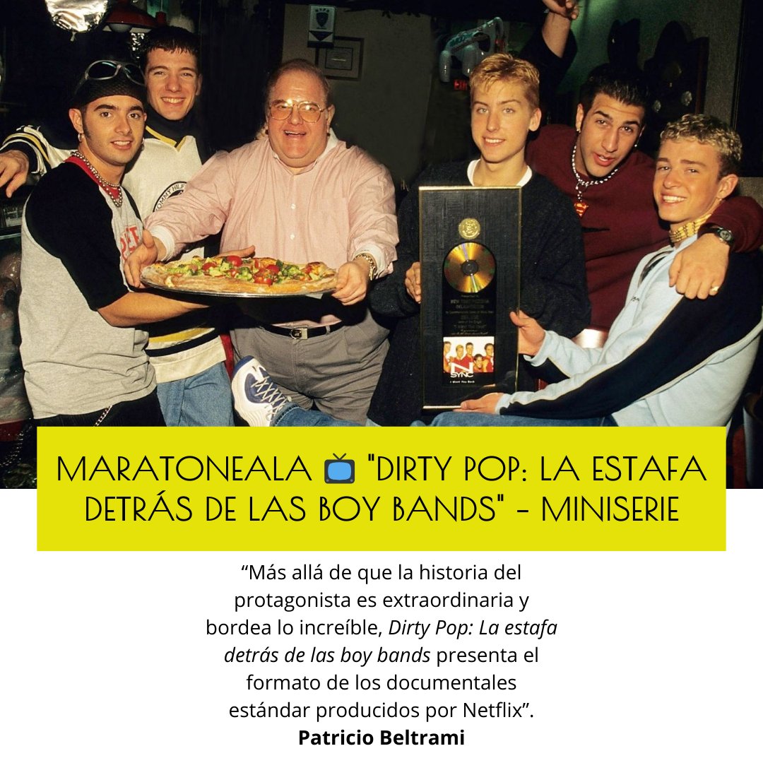 funcinemamdq's tweet image. MARATONEALA 📺 Patricio Beltrami escribe sobre #DirtyPop: La estafa detrás de las boy bands, la miniserie documental que se puede ver por Netlix.

✍ acortar.link/DTHAzE

#NSYNC #BackstreetBoys #LouPearlman #Netflix #documental #miniserie #streaming #plataformas