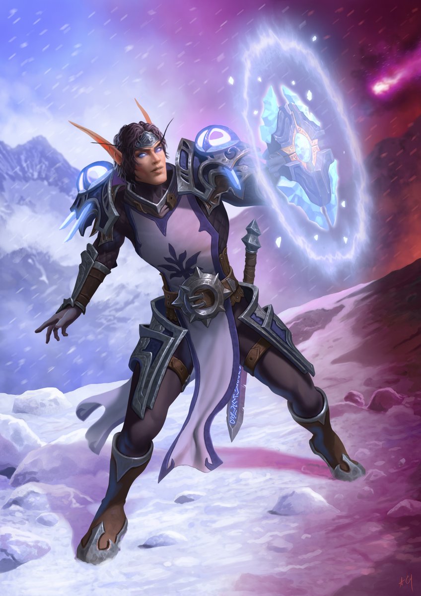 Finished commission. Elgarwyn
#Warcraft #WorldofWarcraft #Blizzard #BlizzardEntertainment #fantasy #art #bloodelf #highelf #commission #OC