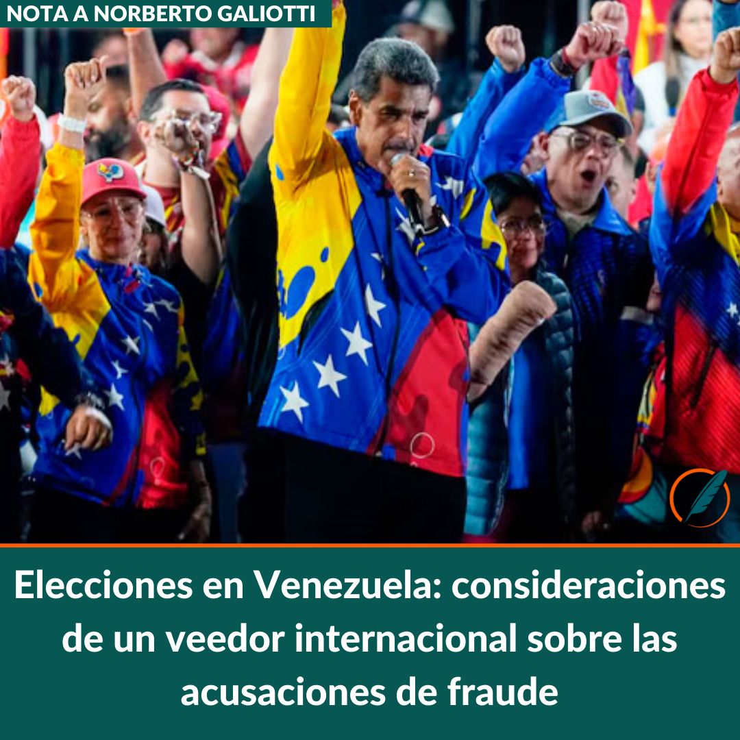 Conclusión (@conclusionros) on Twitter photo 🇻🇪 ¿CÓMO FUE EL PROCESO ELECTORAL VENEZOLANO?: CONSIDERACIONES DE UN VEEDOR INTERNACIONAL SOBRE LAS ACUSACIONES DE FRAUDE 🗳️
🖊️Por <a href="/conjetural/">Florencia Vizzi</a>
¿Es posible comprender qué ocurre en Venezuela? Para, al menos, intentar un acercamiento a ese entendimiento, Conclusión dialogó con 🇻🇪 ¿CÓMO FUE EL PROCESO ELECTORAL VENEZOLANO?: CONSIDERACIONES DE UN VEEDOR INTERNACIONAL SOBRE LAS ACUSACIONES DE FRAUDE 🗳️
🖊️Por <a href="/conjetural/">Florencia Vizzi</a>
¿Es posible comprender qué ocurre en Venezuela? Para, al menos, intentar un acercamiento a ese entendimiento, Conclusión dialogó con