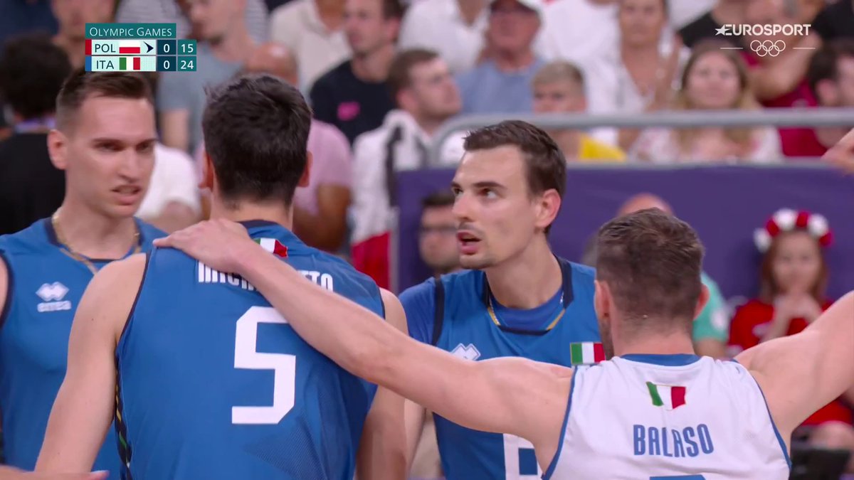 Eurosport_IT's tweet photo. 🇵🇱 15-25 🇮🇹✅

Gli azzurri si prendono il primo set 💙

#HomeOfTheOlympics #Parigi2024 #ItalVolley #Olympics https://t.co/yW0QSD4W47