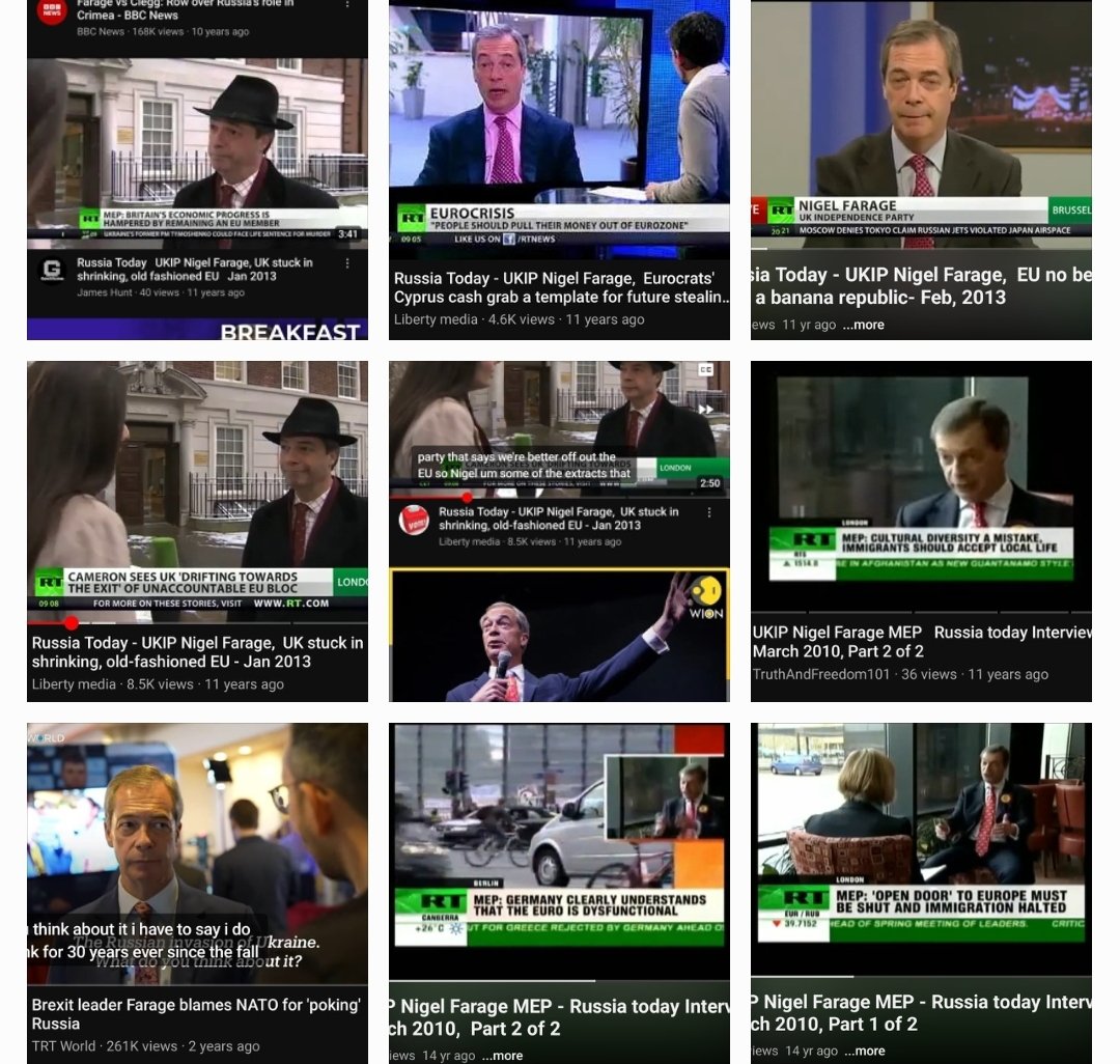 nickreeves9876's tweet photo. Farage was brought to public prominence by Russian TV.

He is the tool of a Russian influence operation, which has already delivered Putin the prize of Brexit, and is working to foment hate, violence, and division in the UK and elsewhere in the democratic world.

A patriot he is not.
