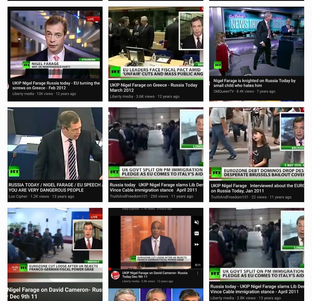 nickreeves9876's tweet photo. Farage was brought to public prominence by Russian TV.

He is the tool of a Russian influence operation, which has already delivered Putin the prize of Brexit, and is working to foment hate, violence, and division in the UK and elsewhere in the democratic world.

A patriot he is not.