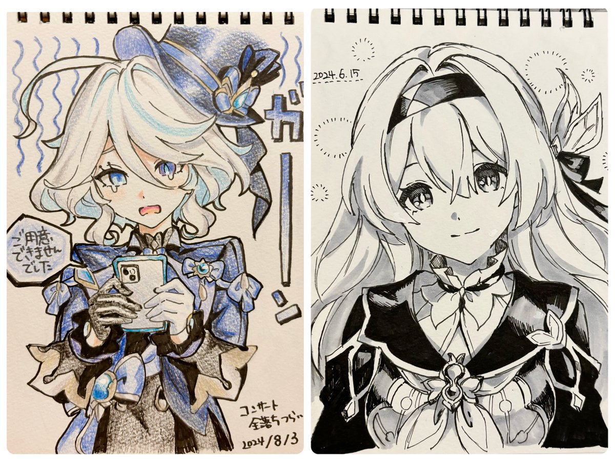 うなさんに色々描いてもらったもの
コンサート全落ちふりーなちゃんめちゃくちゃかわいい😂😂😂(とてもかなしい) 