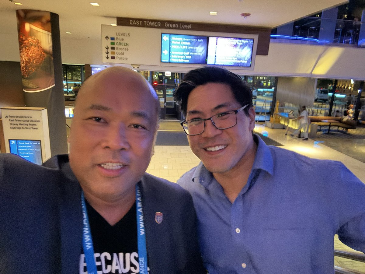ABAW_WA's tweet photo. ABAW at #ABAannual in #chicago having a great time! Past-president Benes Aldana and President-Elect Jordan Wada https://t.co/0qK3pBC1Aj
