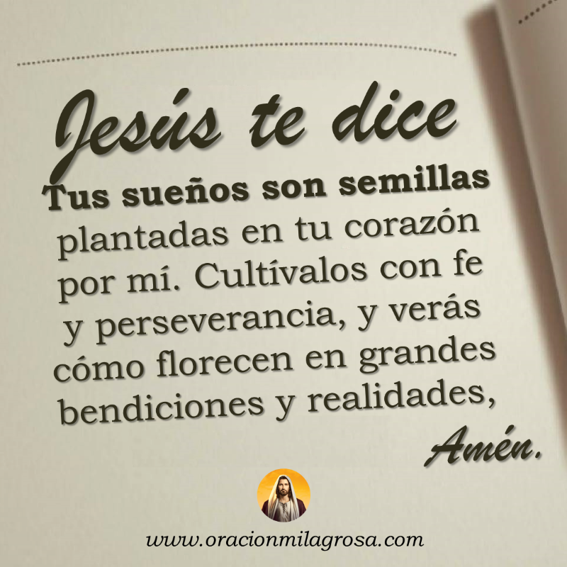 oracion_milagro's tweet photo. JESÚS HA VISTO TU VIDA, tus batallas y Él quiere entregarte hoy un mensaje que anuncia grandes milagros y tiempos de tranquilidad, salud, bienestar y bonanza. Confía, pues Jesús te ama y Él va a cumplir los anhelos de tu corazón.

Recibe este mensaje en: https://t.co/yI93UGe8gJ
