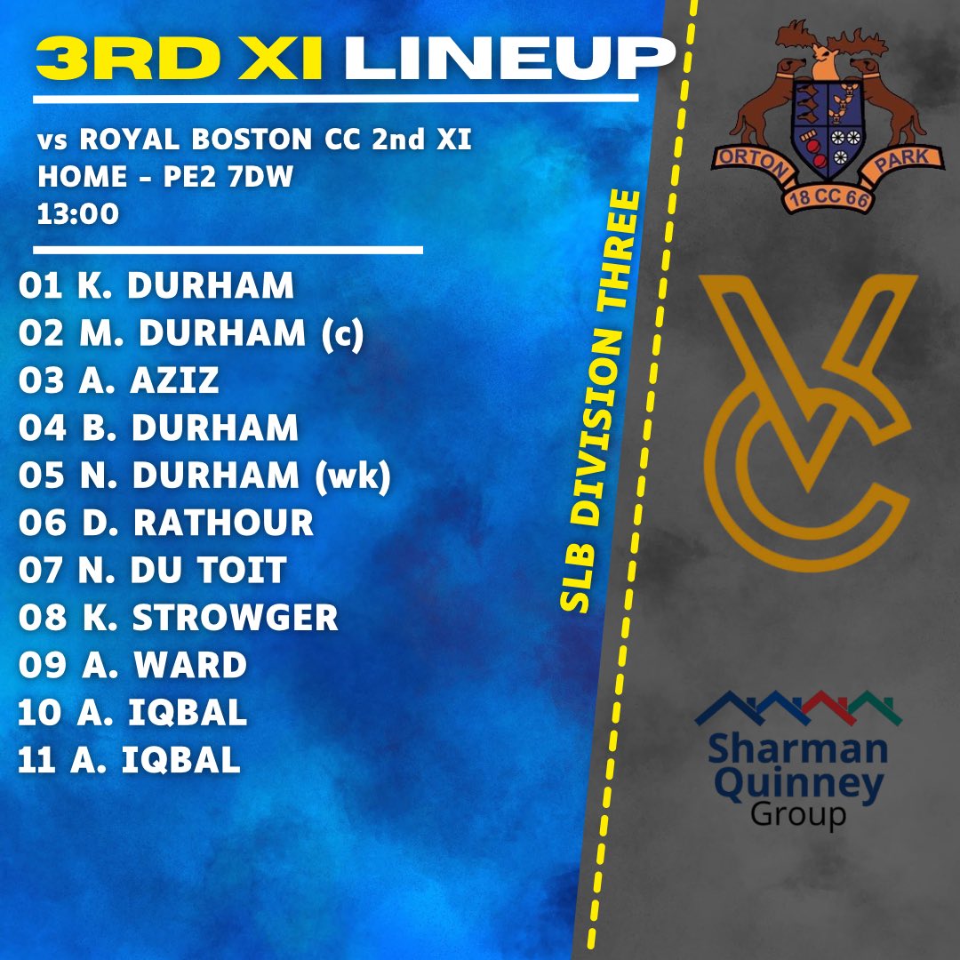 🏏ITS MATCH DAY!🏏

Good luck to all three teams today!💪🏏