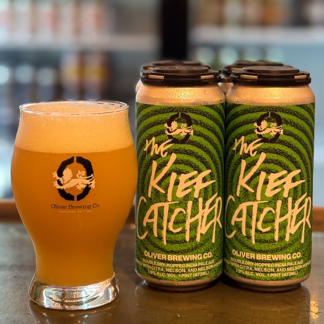Grab your crew and roll through TODAY for our release of The Kief Catcher, our newest DDH-IPA! It’s gonna be lit. We'll be here from 12-5 🍺💨 #oliverbrewingco #mdbeer #drinklocal #baltimore #charmcity #bmore #mybmore #drinklocal