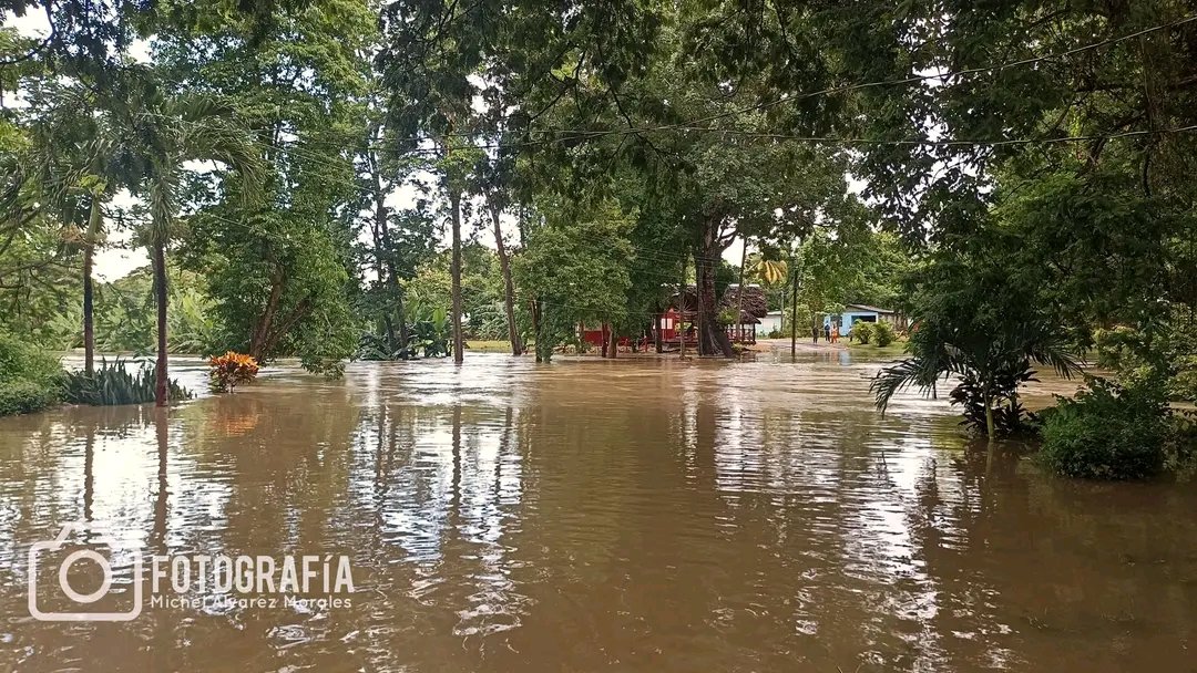Intensas lluvias desde ayer hasta hoy sábado 3 de agosto, han ocurrido en #MediaLuna territorio con un acumulado aproximado de más de 100 mm de precipitaciones, como consecuencia de la onda tropical que se mueve por el oriente y centro de #Cuba.

#ProvinciaGranma