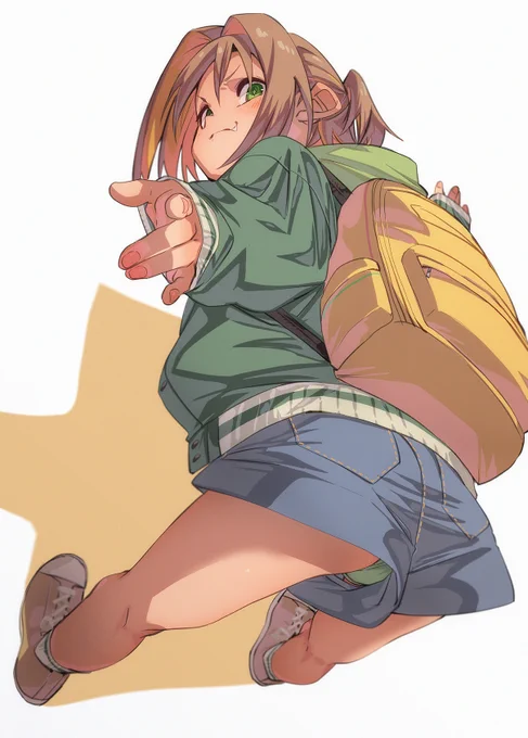 前に描いたあさひ 