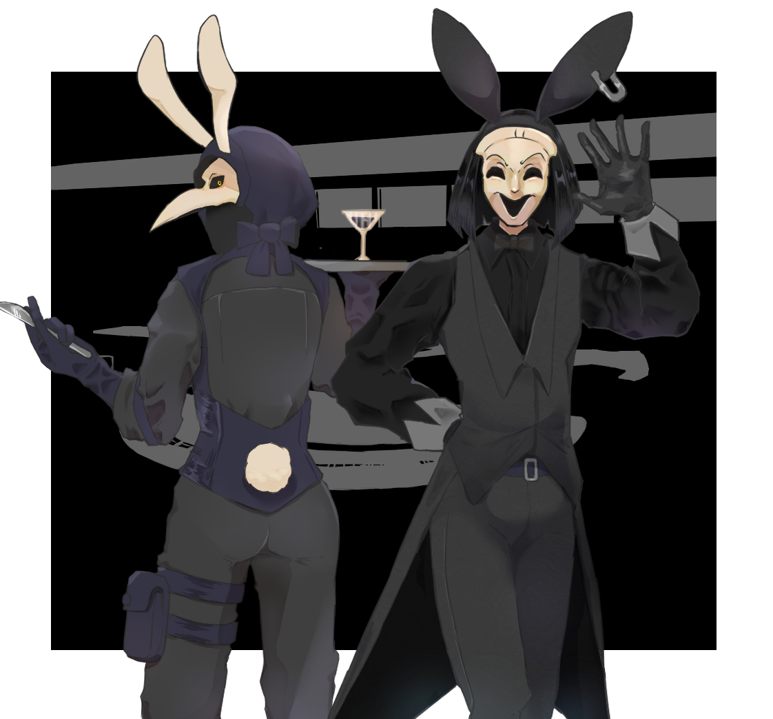 3san7nanar37's tweet photo. バニー3549、若干納得いかなかったんで塗りなおしました！
#SCP049 #SCP035 https://t.co/6xS20FEUn4