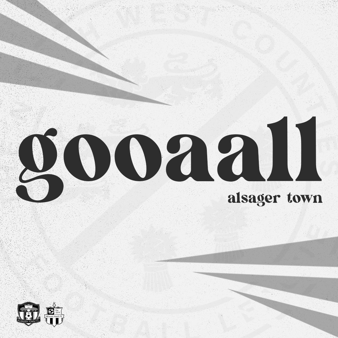 alsagertown_fc's tweet photo. 81’ ) GGOOAALL!! ⚽️ 

Ash Leather sends the goalkeeper the wrong way to put Alsager Town into the lead. 🤩

( 1-0 ) #ALSALL https://t.co/Mx4mjCMStj