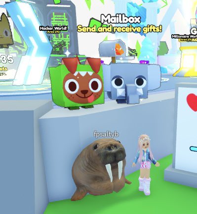 🎁Collab Giveaway🎁

💝Huge Dino Dog &amp; Huge Elephant💝 

Two Winners

1st winner get to choose what huge you want 
2nd winner will have the remaining huge

Rules: 
1. Follow <a href="/mikolicious87/">Miranda ❤️</a> &amp; <a href="/fpsmattyb/">FPS Matty B</a> (walrus😜)
2. Like ❤️ &amp; Repost ♻️
3. Comment your Roblox user

Giveaway ends