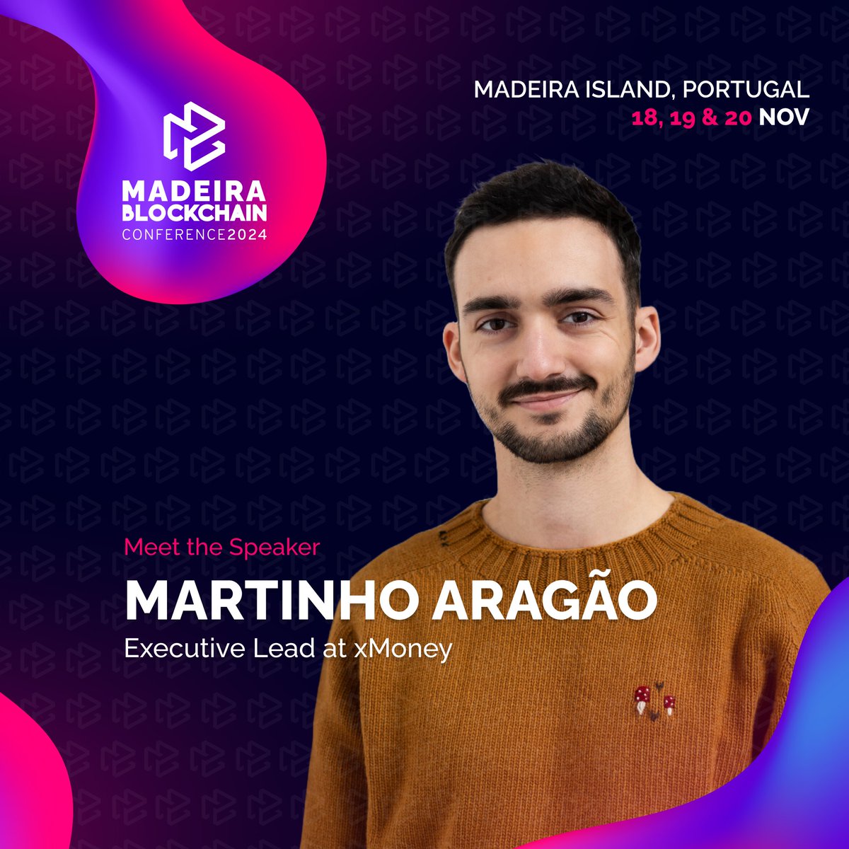 Speaker Announcement | Martinho Aragão (<a href="/martinhoaragao/">Martinho Aragão</a>), CEO at xMoney 🎉

Don't miss it. Get your tickets now! 🎟️ yacooba.com/madeira-blockc…

#madeirablockchainconference #technology #innovation #conference #mbc24 #yacooba #techscience #business #networking
