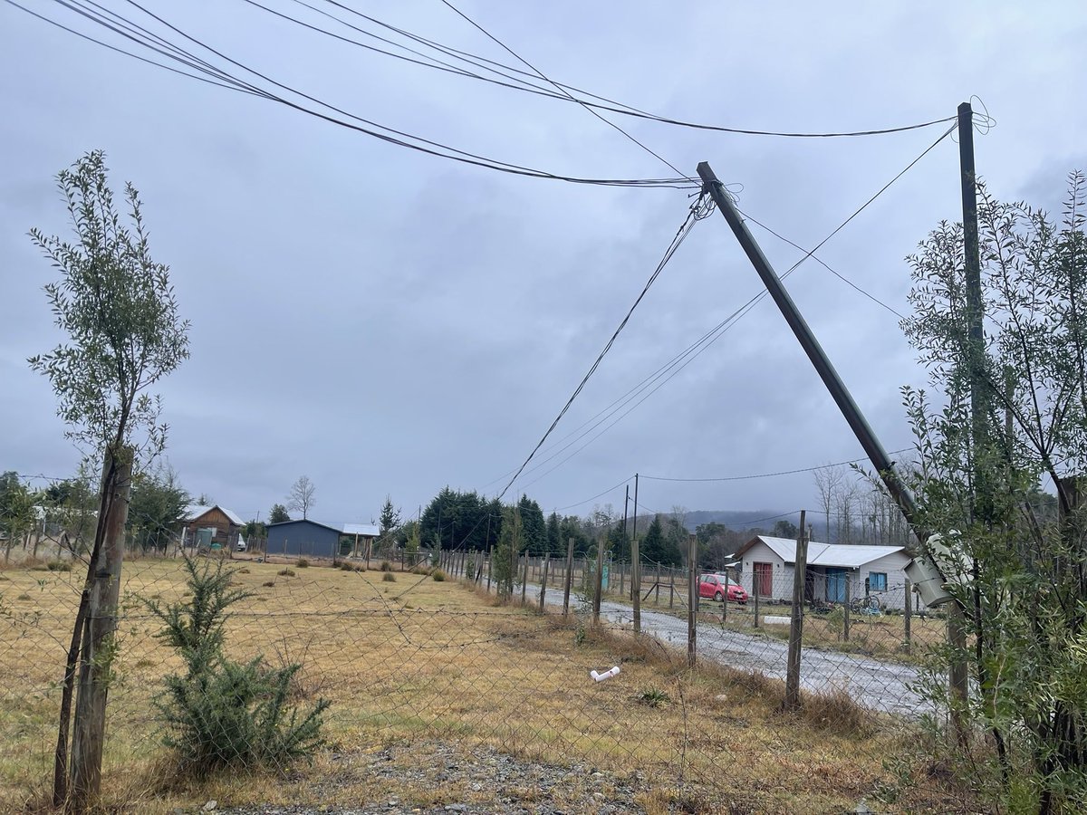 Una vergüenza la gestión de la <a href="/VillarricaMuni/">Muni Villarrica</a> 4 días sin luz ! Nadie está haciendo nada , nadie a cortado si quiera el árbol sobre tendido eléctrico! Paren de mentir! #villarrica