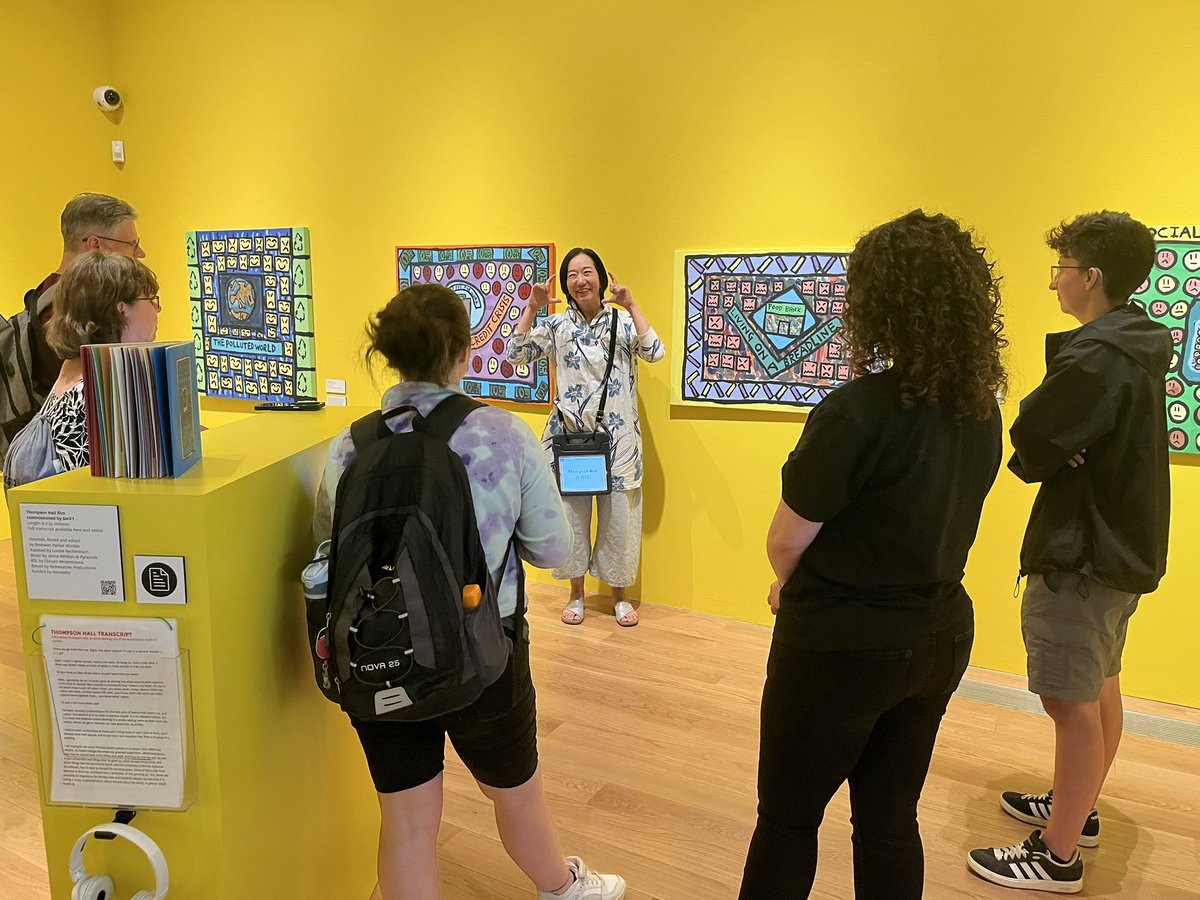 Jennifer Gilbert (@j_l_gallery) on Twitter photo BSL | big thanks to <a href="/CMinamimura/">Chisato Minamimura</a> for delivering an informative, engaging and fun #BSL tour of #KaleidoscopicRealms at <a href="/NottmCastle/">Nottingham Castle</a> today!
If you missed out, there is always #BSL on my website about the exhibition overall and each individual artist by deaf artist Rebecca Vaughan BSL | big thanks to <a href="/CMinamimura/">Chisato Minamimura</a> for delivering an informative, engaging and fun #BSL tour of #KaleidoscopicRealms at <a href="/NottmCastle/">Nottingham Castle</a> today!
If you missed out, there is always #BSL on my website about the exhibition overall and each individual artist by deaf artist Rebecca Vaughan