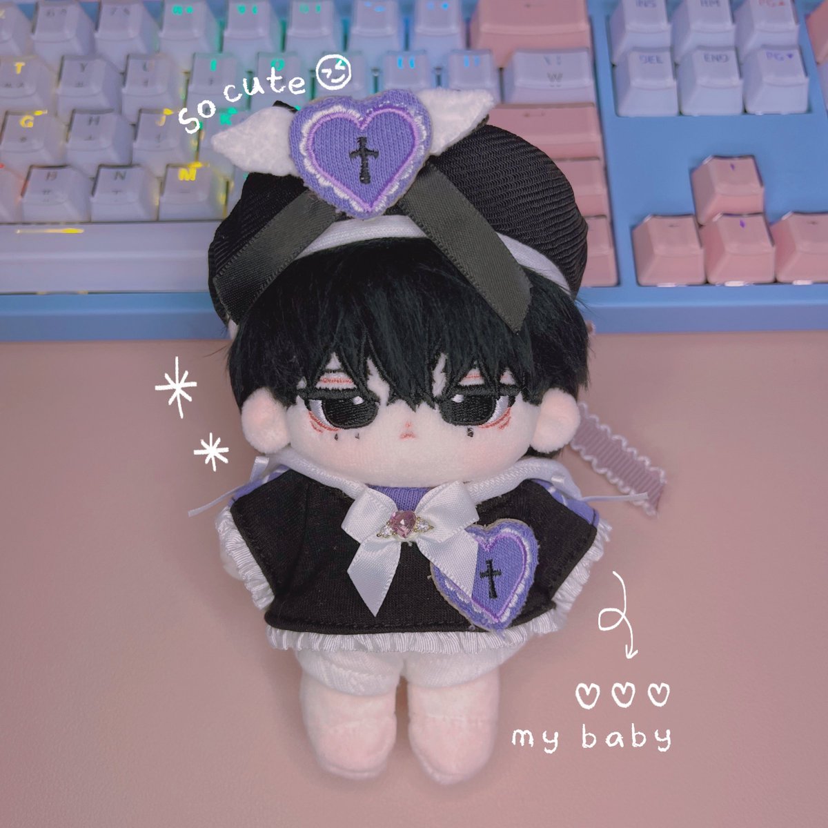 #치치솜솜
#배송왔세바
💜하트홀릭 세일러

귀얌둥2 솜츠키ヾ(≧▽≦*)
속바지까지 입히니까 더 아기같다 ㅋㅋ