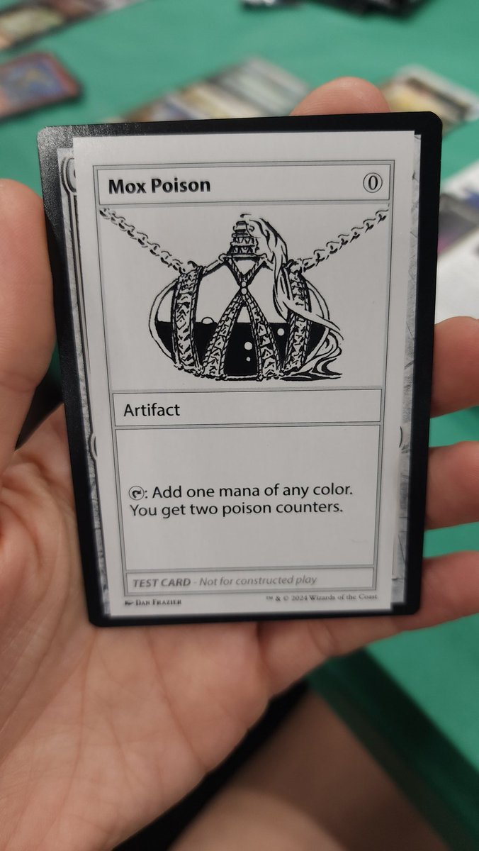 mtg cards that give all creatures reach Jester's Cap [Reimagined with Richard Garfield's Face] - Dan Frazier main image 0