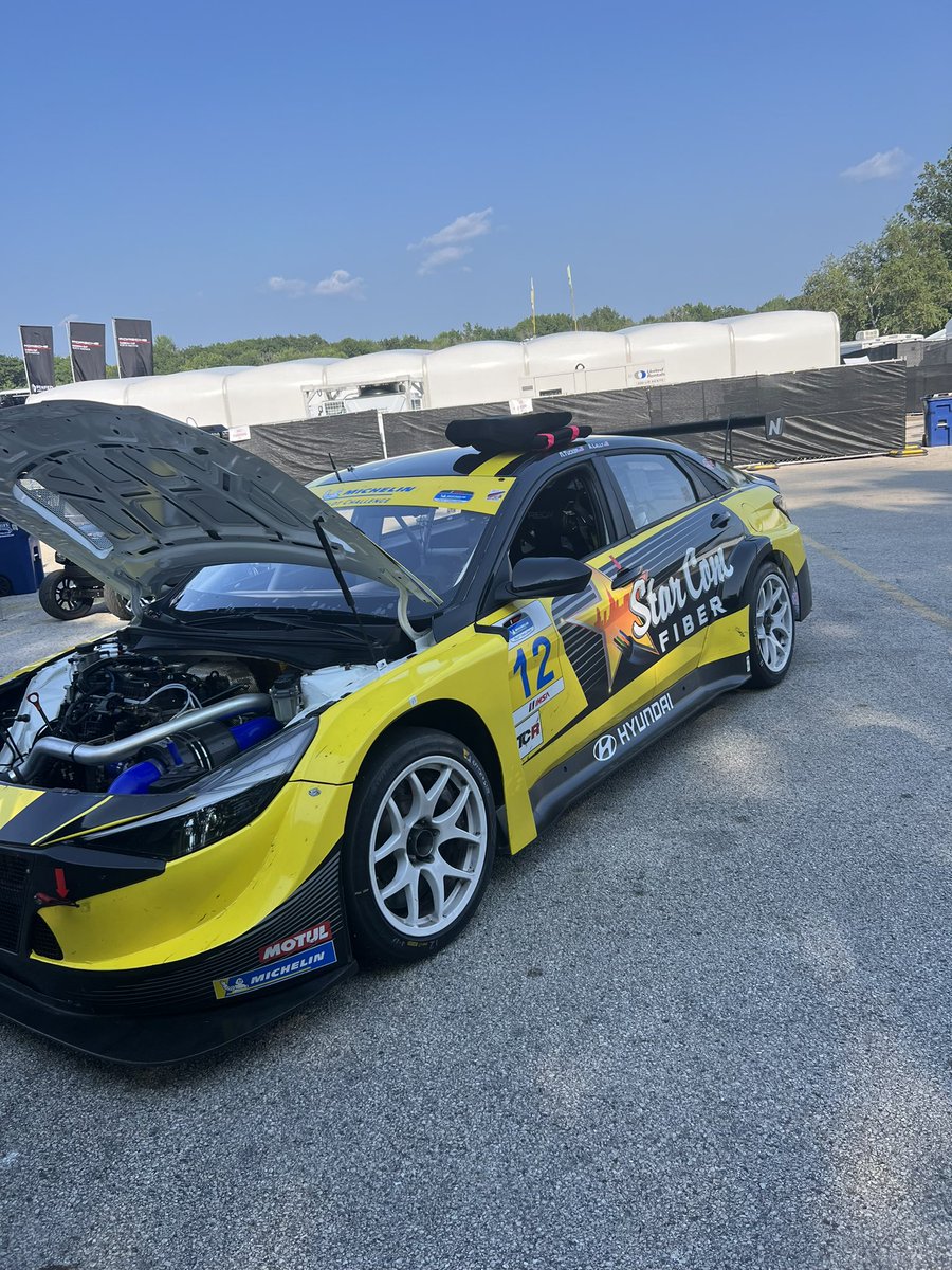 Starting today’s race in the eighth position! Let’s do this! #StarCom