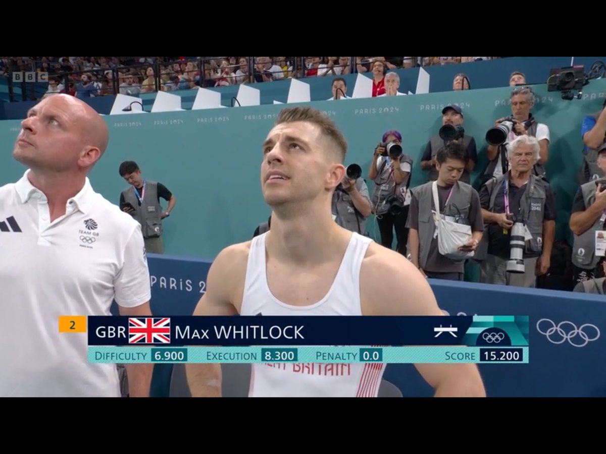KDCunliffe's tweet photo. Whether he ends up with a medal or not, Max Whitlock has been an incredible competitor/ ambassador for Team GB.

He is an extraordinary gymnast.

#bbcolympics #gymnastics #maxwhitlock #teamgb #Paris2024 #paris24 https://t.co/WVFwarvumU