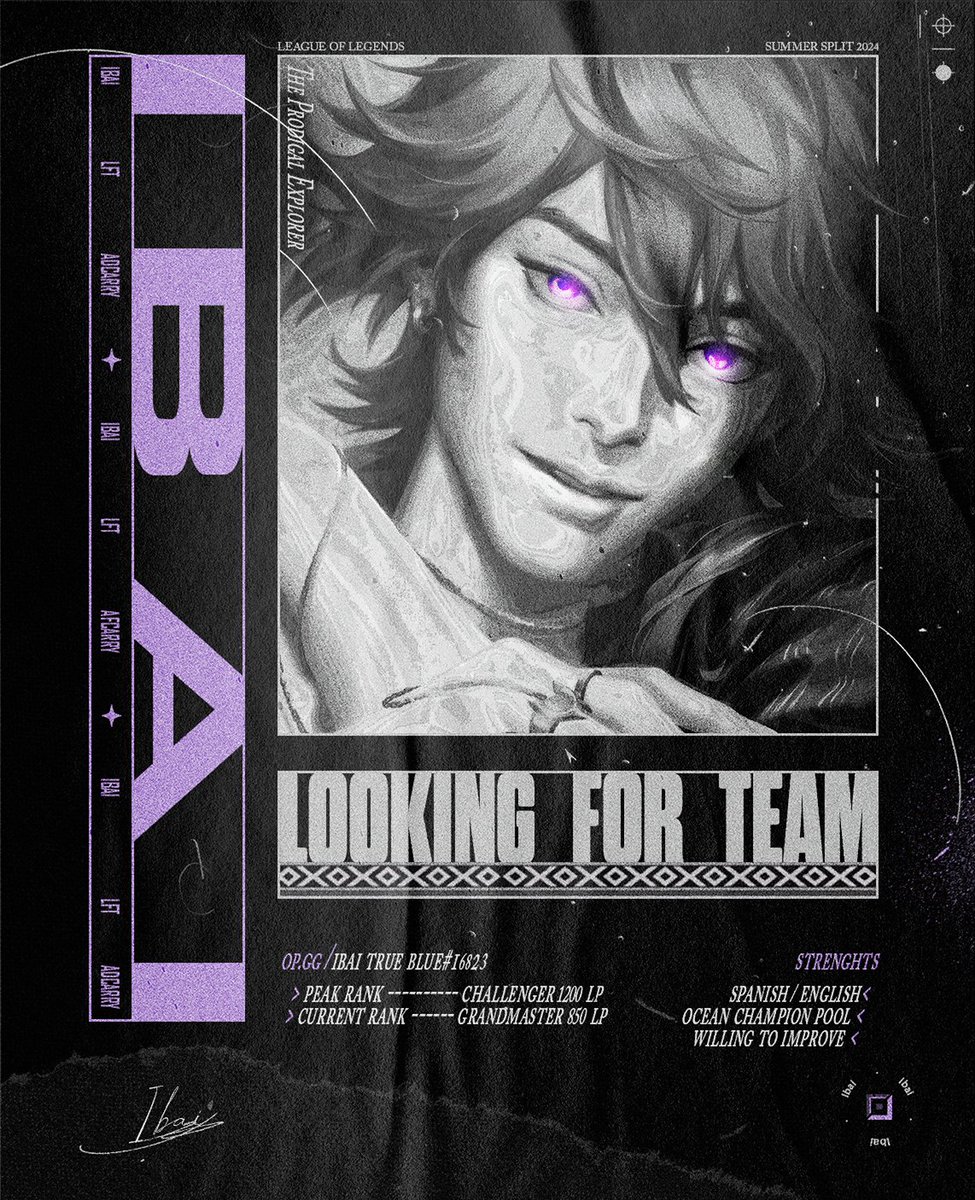 LFT. Mainly interested in ERL2 but open to explore any options.  You can contact me through DM.