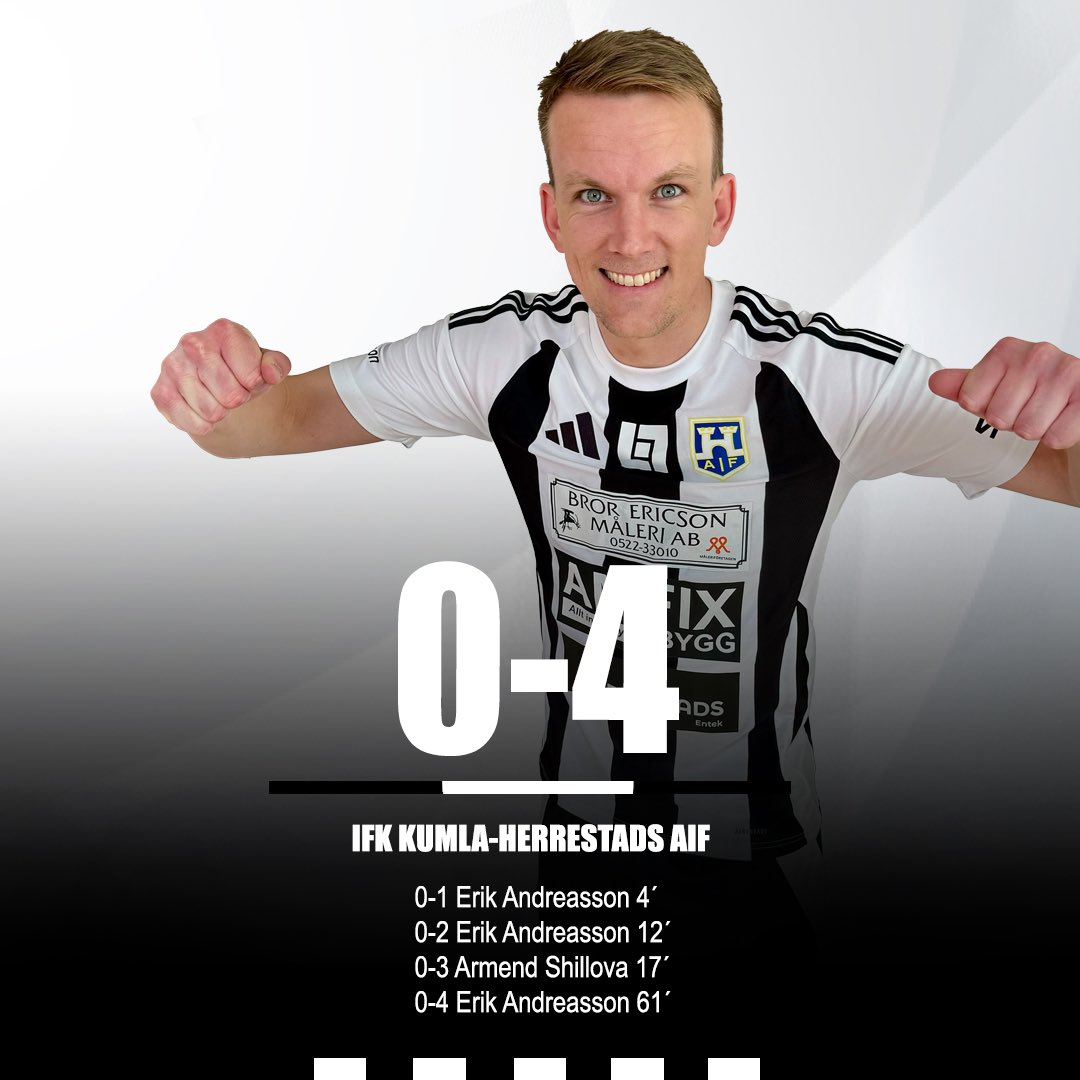 Klar bortaseger idag och upp på tredje plats i den jämna serietabellen 🤍🖤

#herrestadsaif #uddevalla