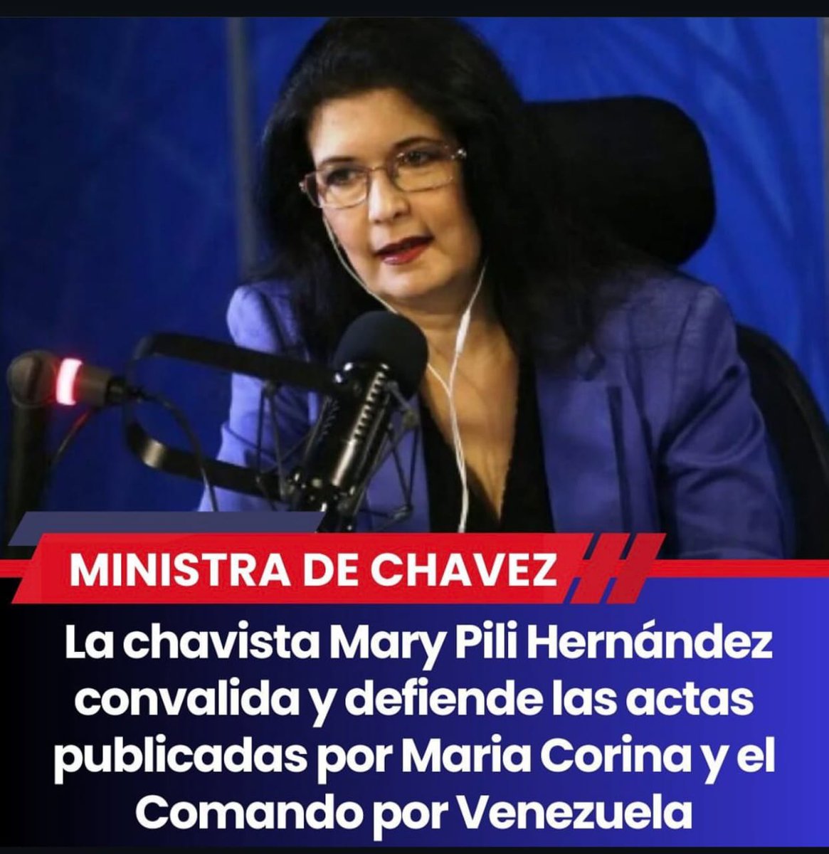 domisol4f's tweet photo. La traidora Maripili Hernández despotricando del gobierno. La revolución le tendió la mano y hasta la colocó como ministra. Gracias a Dios que la revolución se está depurando de tantos malagradecidos. y traidores. No Volverán. #PaísDeOchoEstrellas @NicolasMaduro @dcabellor https://t.co/LvolhsM9Om