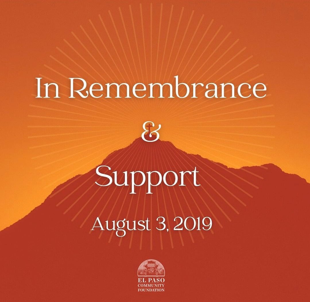 ElPasoCF's tweet image. We honor the memory of those that were impacted on August 3, 2019. For many survivors, recovery is long-term. Survivors will deal w medical, mental, &amp;amp; other health care needs for years to come. Please consider donating: epcf.org/EPlongterm 

#EPCF #Aug3rd #elpasostrong