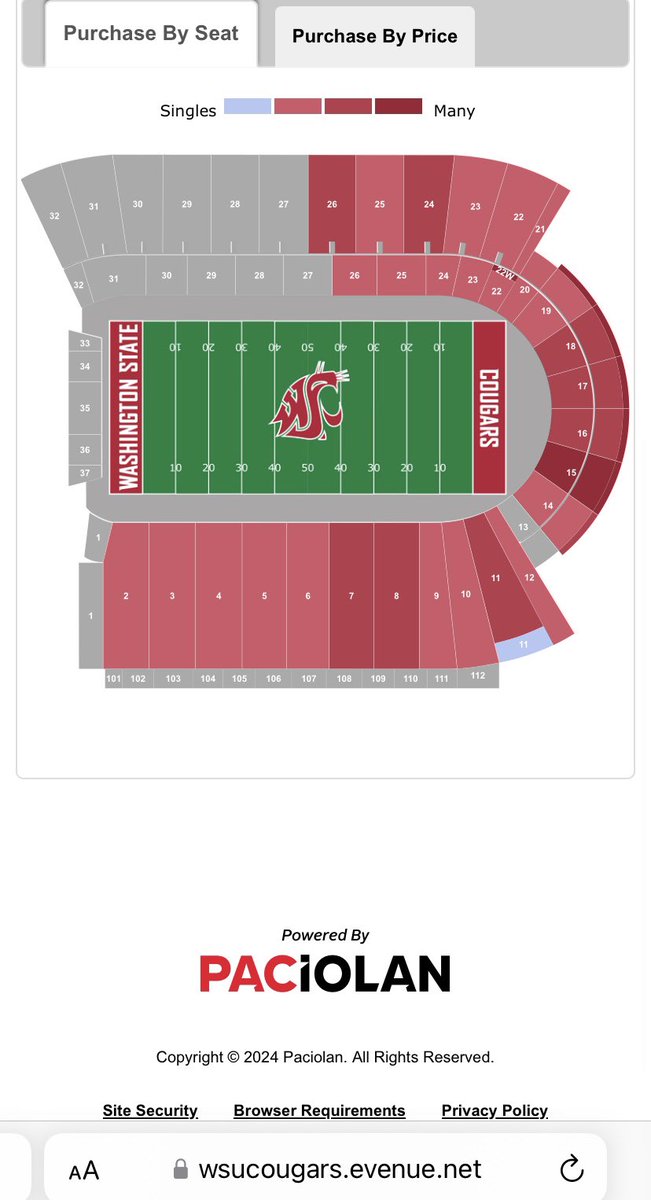 Still a ton of tickets left for the TT game. Really need to sell out this game!! #GoCougs