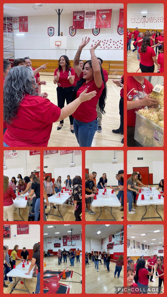 Building relationships with some fun games during PD week. 24-25 here we come. This is the way…to success! 
<a href="/ELPASO_ISD/">El Paso ISD</a> #ItStartsWithUs
